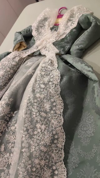 Traje de Fallera El Farfalar Verde agua