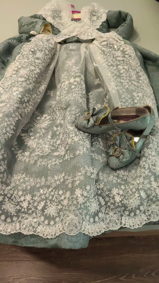 Traje de Fallera El Farfalar Verde agua
