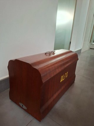 Caja cajón tapadera para máquina de coser Alfa