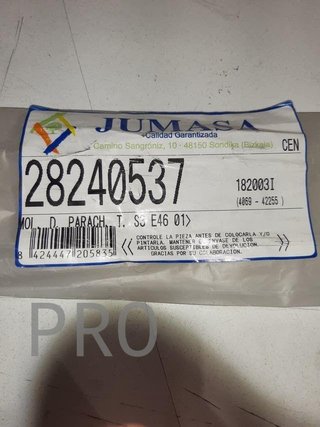 enbellezedor paragolpes trasero BMW e46 nuevo