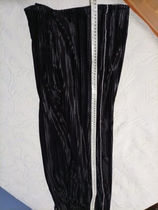 Pantalón Zara Plisado Negro