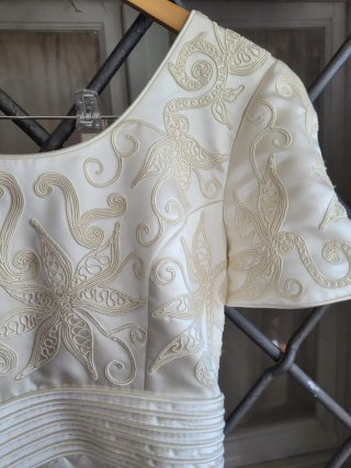 Vestido de Novia color champagne