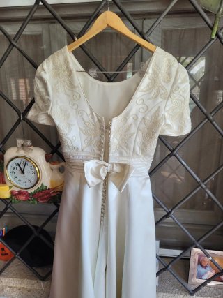 Vestido de Novia color champagne
