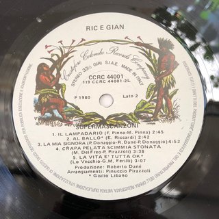 Ric E Gian Supermascanzoni LP 33 Giri 1980