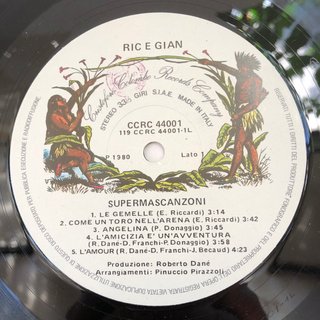 Ric E Gian Supermascanzoni LP 33 Giri 1980