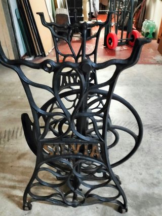 Mesa de hierro, patas Máquina de coser Kohler