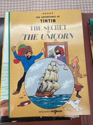 Comic The adventures of TINTIN del 1 al 7.Inglés.