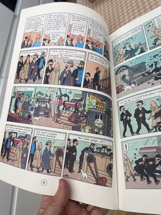 Comic The adventures of TINTIN del 1 al 7.Inglés.