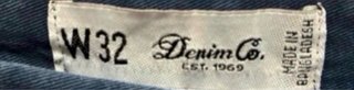 Bermuda DenimCo Talla 42 Azul