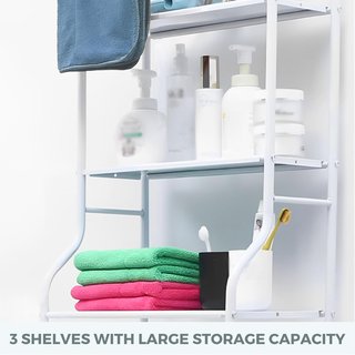 Scaffale da Bagno/Lavatrice Bianca