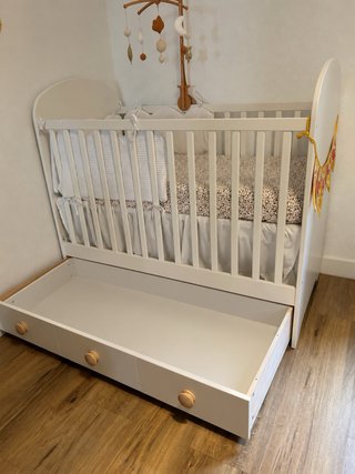 Cuna IKEA convertible + colchón | NUEVA SIN USO