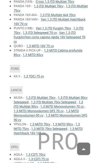 Sensor revoluciones 1300 cdti