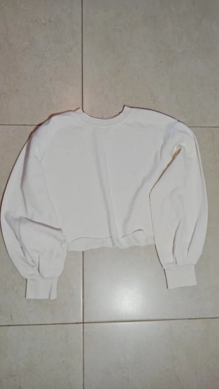 Sudadera H&M Blanca Talla S