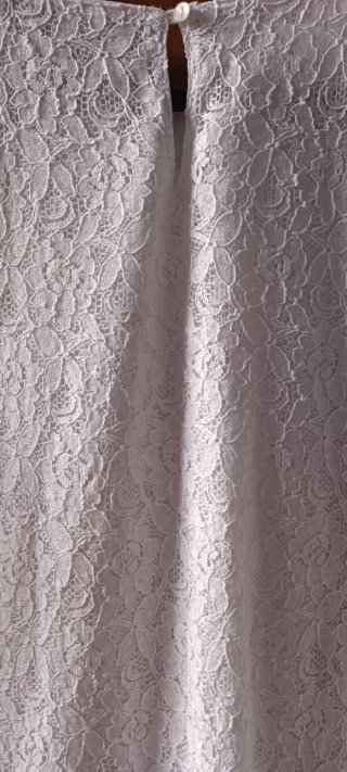 Vestido Blanco de Encaje Sfera