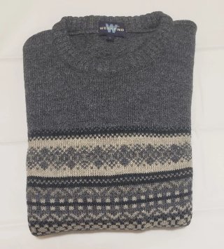 Jersey de punto con estampado Fair Isle