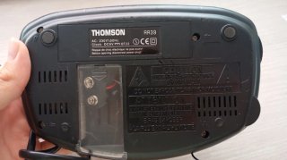 Radio Despertador Thomson RR39 Negro
