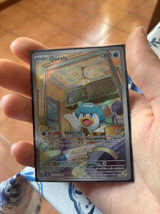 Carta Pokemon Quaxly Base 206/193 Fuoriserie