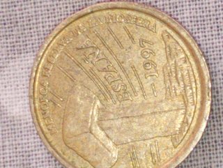 Moneda 5 Pesetas Islas Baleares 1997.