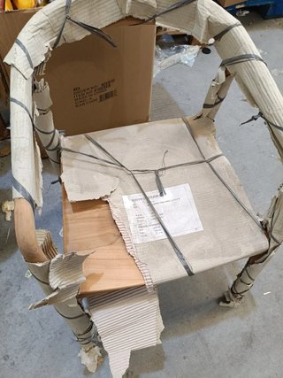 Chillvert Silla de Madera de Teka para Oficina
