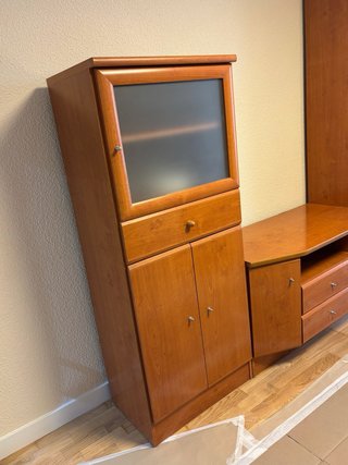Mueble de Salón Modular de Madera