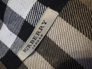 Bufanda Burberry Haymarket Beige Multicolor