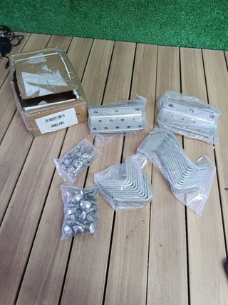Juego 10 Soportes Montura Panel Solar Acero Inoxid