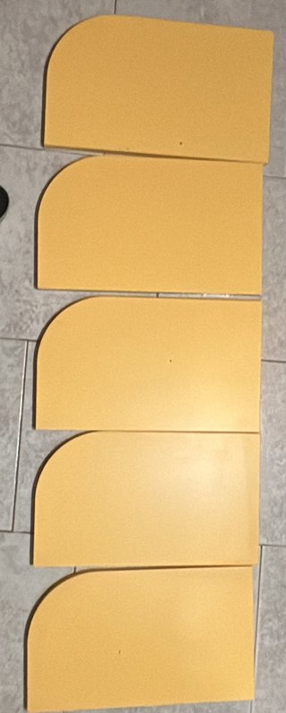 Set 5 Mensole in Legno