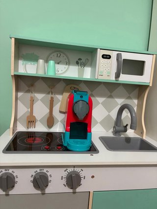 Cocinita de juguete mas accesorios