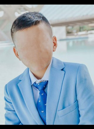 Traje de Comunión Niño Azul Talla 10