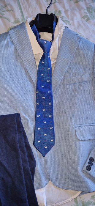 Traje de Comunión Niño Azul Talla 10