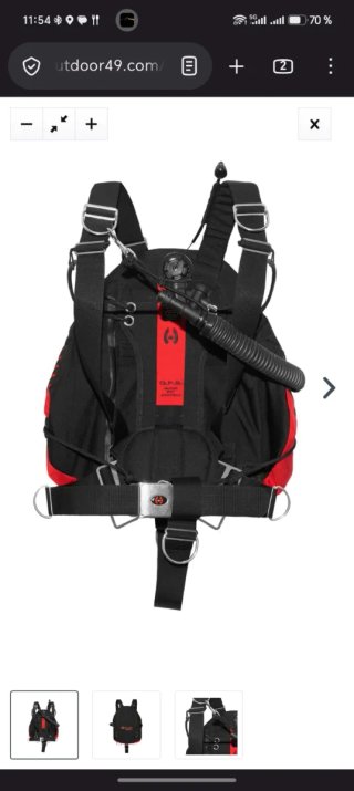 Chaleco de buceo Katana 2 sidemount