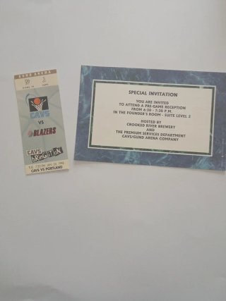 Lote Entrada + Invitación VIP NBA 1998