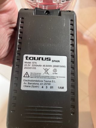 Aspirador sin cable Taurus Crossback Glow