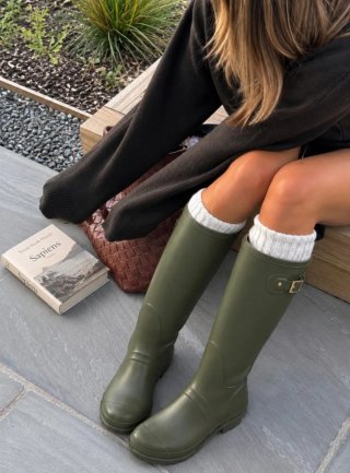 Botas de agua mujer talla 37 verdes
