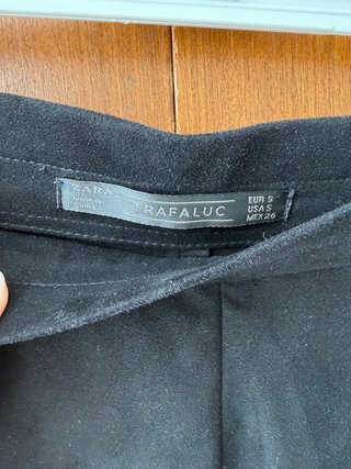 Pantalón de Ante Negro