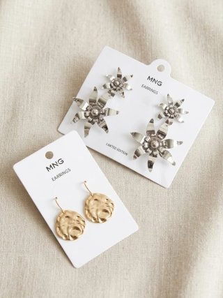2 Pares de Pendientes Mango