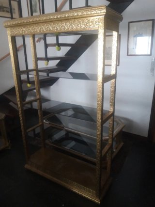 Conjunto salón mesas y estanteria
