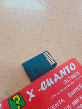 ADATTATORE MEMORY STICK PRO DUO PSP SD NUOVO