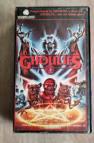 VHS Ghoulies (1986) Primera Edición Videoclub