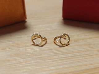 Earcuff baño oro 18k