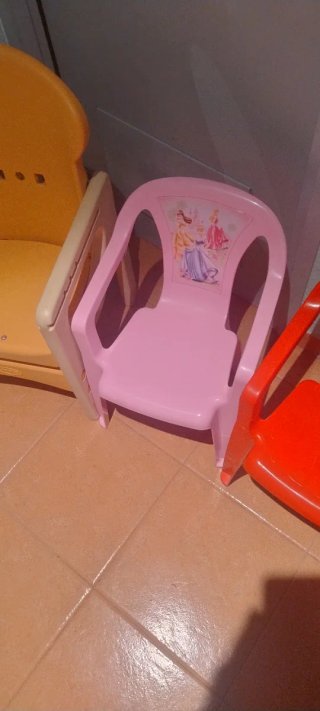 Sillas infantiles de plástico