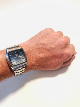 Reloj Seiko 5 TV Screen Azul 1977 6319