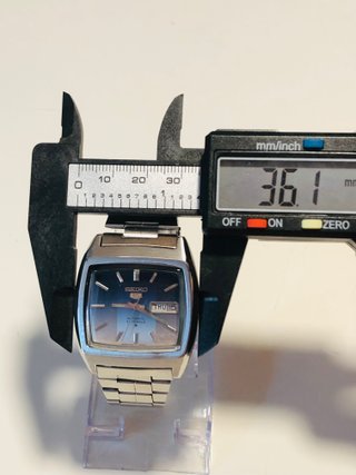 Reloj Seiko 5 TV Screen Azul 1977 6319