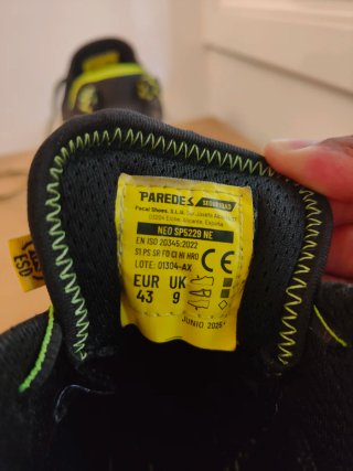 Zapatos de seguridad Paredes