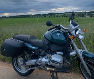 BMW R850R Verde/Plata Naked