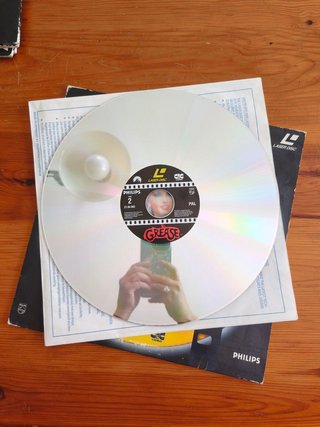 Vinilo Grease + Laserdisc