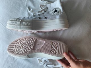 Zapatillas Converse Beige Plataforma
