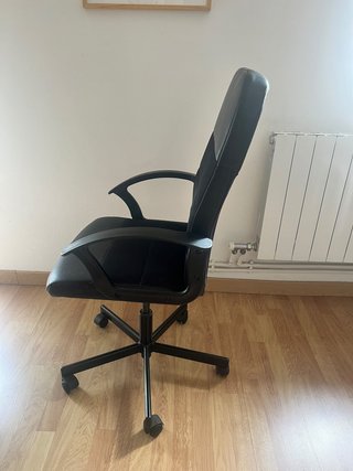 Silla de oficina Ikea negra