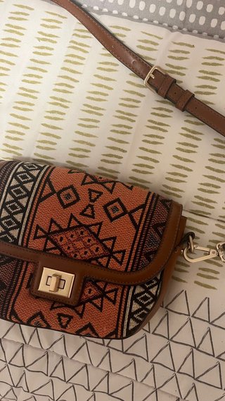 Bolso Bandolera Estampado Étnico