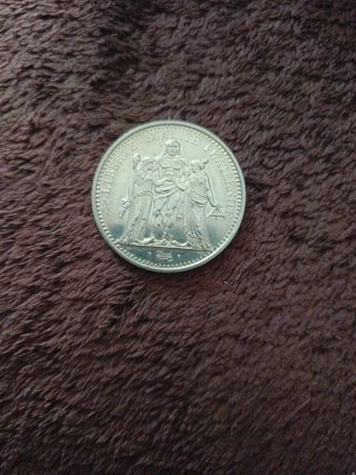 Moneda 10 Francos Francia 1972 Plata,impecable s/c